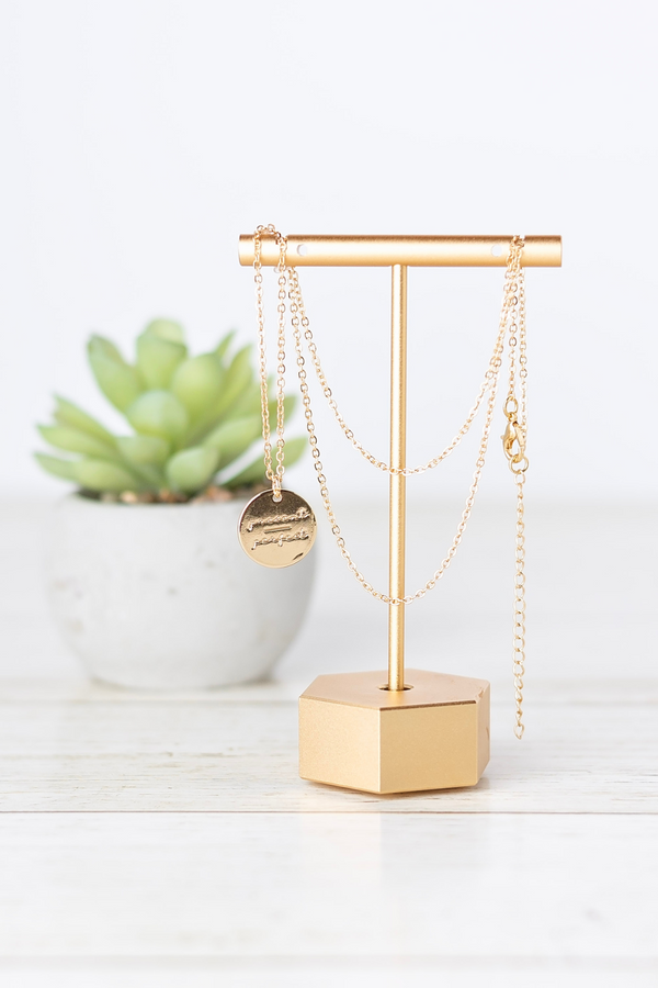 Present Over Perfect Necklace - Gold